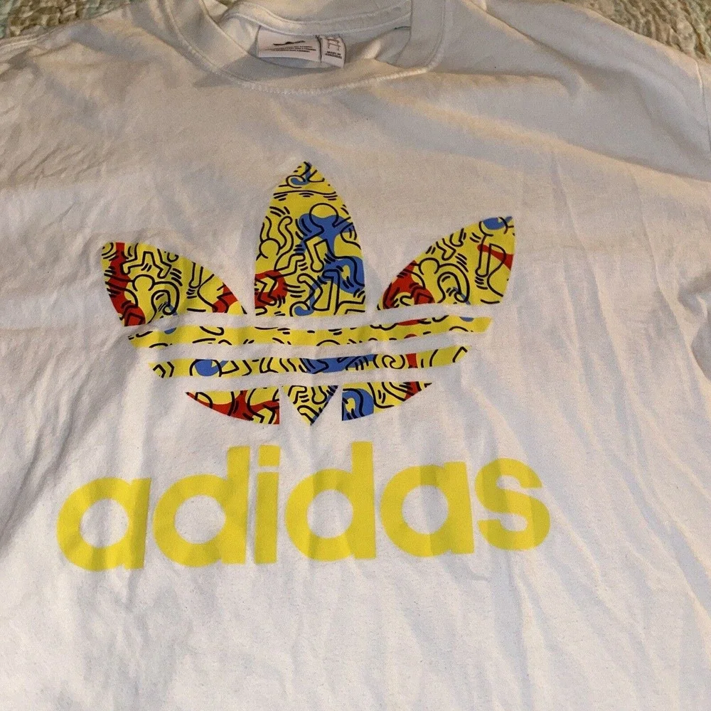 Adidas Originals Keith‎ Haring T-Shirt Men Size Large Trefoil